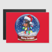 Frohe Weihnachtsweihe Magnetkarte (Vorne/Hinten)