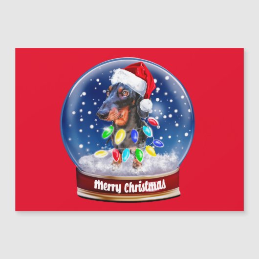 Frohe Weihnachtsweihe Magnetkarte (Vorderseite)