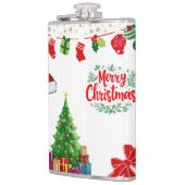 Frohe Weihnachtswein Flachmann (Links)