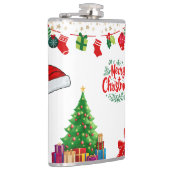 Frohe Weihnachtswein Flachmann (Rechts)