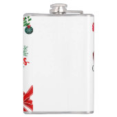 Frohe Weihnachtswein Flachmann (Rückseite)