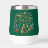 Frohe Weihnachtswein Tumbler (Rückseite)