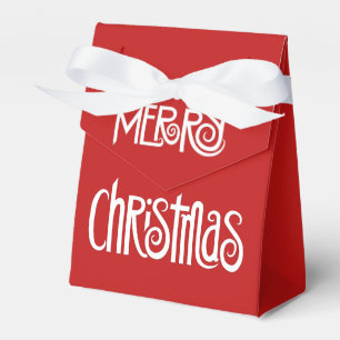 Frohe Weihnachtsweiß Geschenkschachtel
