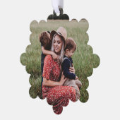 Frohe Weihnachtswelpen Ornament Karte (Linke Ecke)