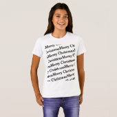 Frohe Weihnachtswiederholung T-Shirt (Vorne ganz)