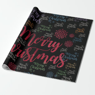 Frohe Weihnachtswrapping Paper Geschenkpapier