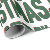 Frohe Weihnachtswrapping Paper Geschenkpapier (Rolleneckpunkt)