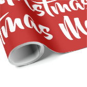Frohe Weihnachtswrapping Paper Geschenkpapier (Rolleneckpunkt)