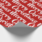 Frohe Weihnachtswrapping Paper Geschenkpapier (Ecke)