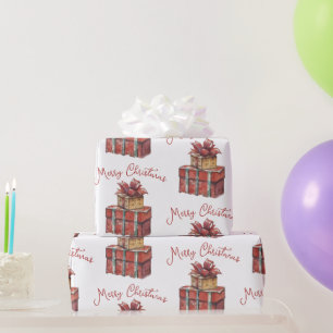 Frohe Weihnachtswrapping Paper Geschenkpapier