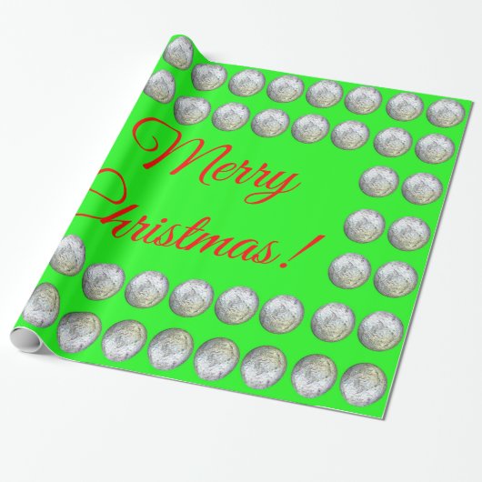 Frohe Weihnachtswrapping Paper Geschenkpapier (Ungerollt)