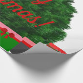 Frohe Weihnachtswrapping Paper Geschenkpapier (Ecke)