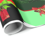 Frohe Weihnachtswrapping Paper Geschenkpapier (Rolleneckpunkt)