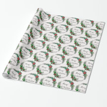 Frohe Weihnachtswrapping Paper
