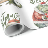 Frohe Weihnachtswrapping Paper Geschenkpapier (Rolleneckpunkt)