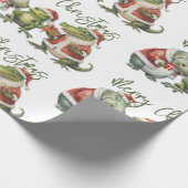 Frohe Weihnachtswrapping Paper Geschenkpapier (Ecke)