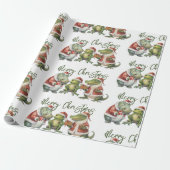Frohe Weihnachtswrapping Paper Geschenkpapier (Ungerollt)