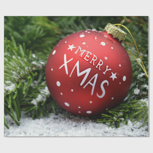 Frohe Weihnachtswrapping Paper Geschenkpapier