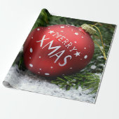 Frohe Weihnachtswrapping Paper Geschenkpapier (Ungerollt)