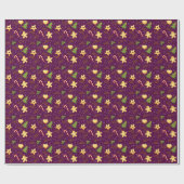Frohe Weihnachtswrapping Paper Geschenkpapier (Flach)