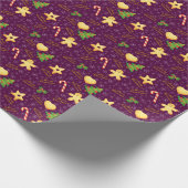 Frohe Weihnachtswrapping Paper Geschenkpapier (Ecke)