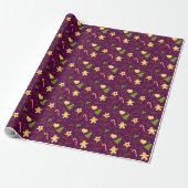Frohe Weihnachtswrapping Paper Geschenkpapier (Ungerollt)