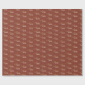 Frohe Weihnachtswrapping Paper Geschenkpapier (Flach)