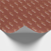 Frohe Weihnachtswrapping Paper Geschenkpapier (Ecke)