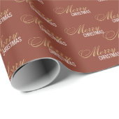 Frohe Weihnachtswrapping Paper Geschenkpapier (Rolleneckpunkt)