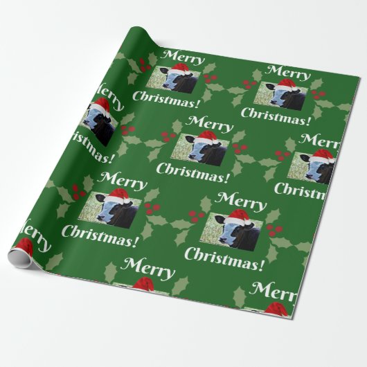 Frohe Weihnachtswrapping Paper Geschenkpapier (Ungerollt)