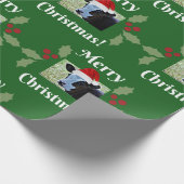 Frohe Weihnachtswrapping Paper Geschenkpapier (Ecke)