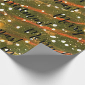 Frohe Weihnachtswrapping Paper Geschenkpapier (Ecke)