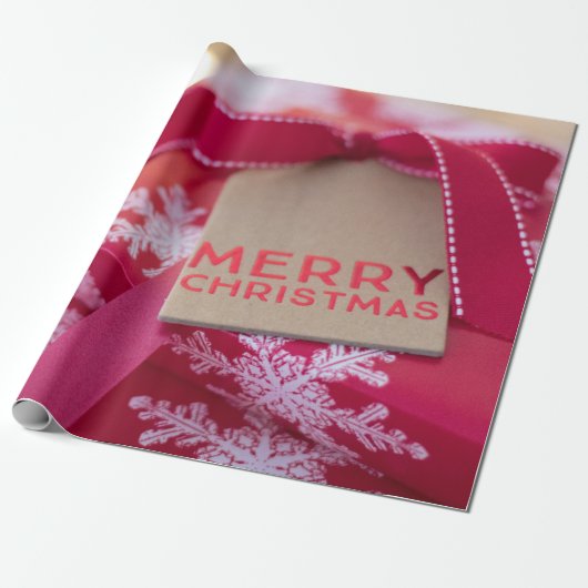 Frohe Weihnachtswrapping Paper Geschenkpapier (Ungerollt)