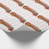 Frohe Weihnachtswrapping Paper Geschenkpapier (Ecke)