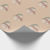 Frohe Weihnachtswrapping Paper Geschenkpapier (Ecke)