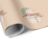 Frohe Weihnachtswrapping Paper Geschenkpapier (Rolleneckpunkt)