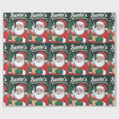Frohe Weihnachtswrapping Paper Geschenkpapier (Flach)