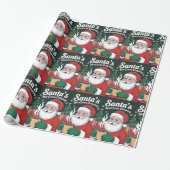 Frohe Weihnachtswrapping Paper Geschenkpapier (Ungerollt)