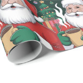 Frohe Weihnachtswrapping Paper Geschenkpapier (Rolleneckpunkt)