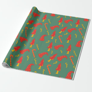 Frohe Weihnachtswrapping Paper Geschenkpapier