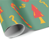 Frohe Weihnachtswrapping Paper Geschenkpapier (Rolleneckpunkt)