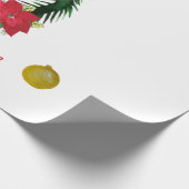Frohe Weihnachtswrapping Paper Geschenkpapier (Ecke)