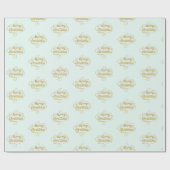 Frohe Weihnachtswrapping Paper Geschenkpapier (Flach)