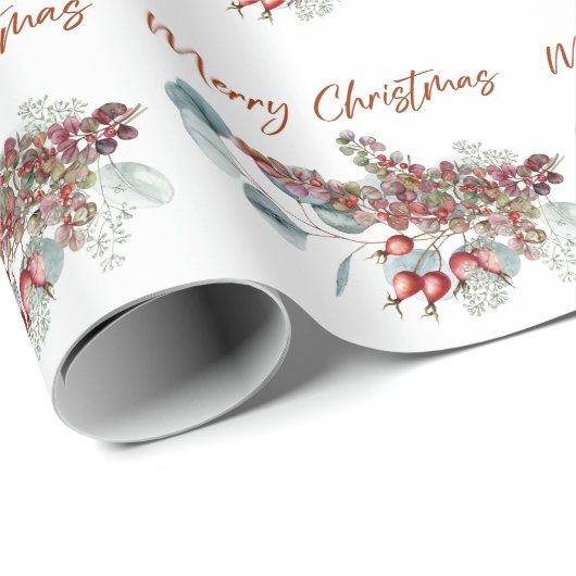 Frohe Weihnachtswrapping Paper Geschenkpapier (Rolleneckpunkt)