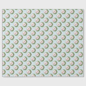 Frohe Weihnachtswrapping Paper Geschenkpapier (Flach)