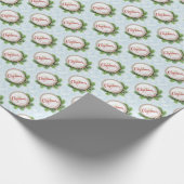 Frohe Weihnachtswrapping Paper Geschenkpapier (Ecke)