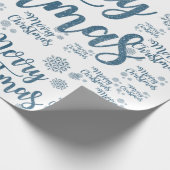 Frohe Weihnachtswrapping Paper Geschenkpapier (Ecke)