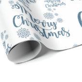 Frohe Weihnachtswrapping Paper Geschenkpapier (Rolleneckpunkt)