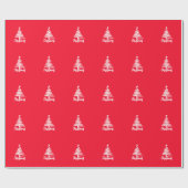 Frohe Weihnachtswrapping Paper Geschenkpapier (Flach)