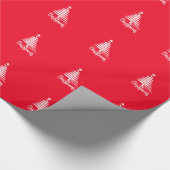Frohe Weihnachtswrapping Paper Geschenkpapier (Ecke)
